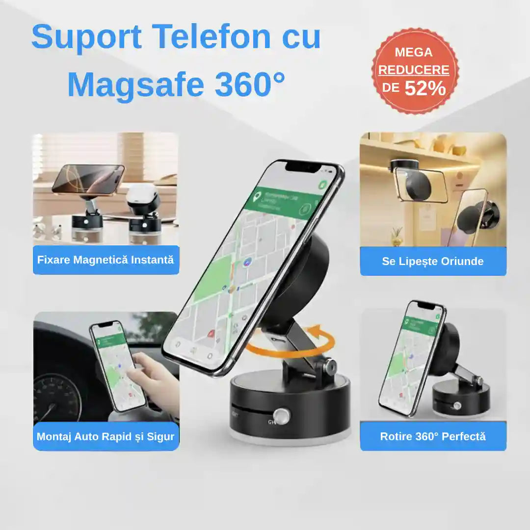 Suport Telefon cu Magsafe 360° AutoTotal™